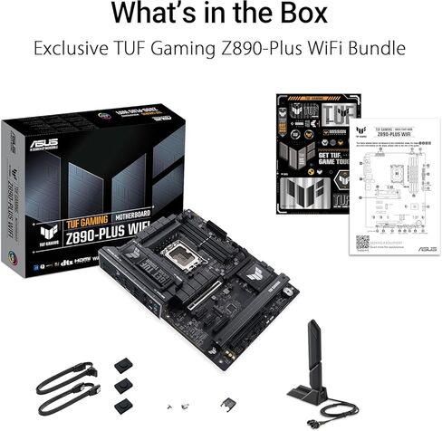 Asus Sparepart Tuf Gaming Z890-Plus WiFi Intel Z890 Lga 1851 (مقبس، W129021717 (Intel Z890 Lga 1851 (Socket V1) ATX) in Saudi Arabia