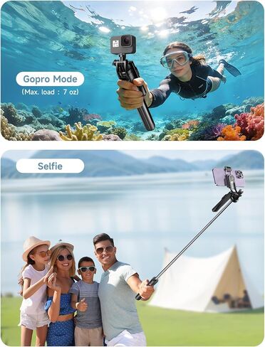 حامل ثلاثي عصا سيلفي مقاس 67 بوصة مع ضوء، حامل هاتف أساسي لأجهزة iPhone وSamsung، حامل ثلاثي الكل في واحد قابل للتمديد مع جهاز تحكم عن بعد، مقبض دوران 360 درجة، مجموعة مدونة فيديو محمولة للسفر لتسجيل الفيديو والبث المباشر in Saudi Arabia