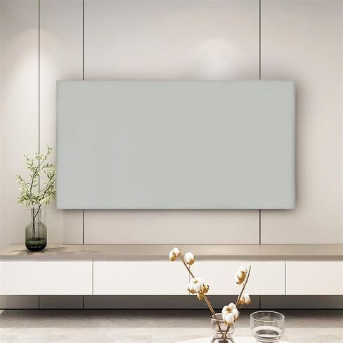 Universal Tv Dust Cover Elegant Indoor Television Display Protector, Stretchable, 32-85 Inch, Tv Screen Protector for Home Decorative(Beige,40-45inches) in Saudi Arabia