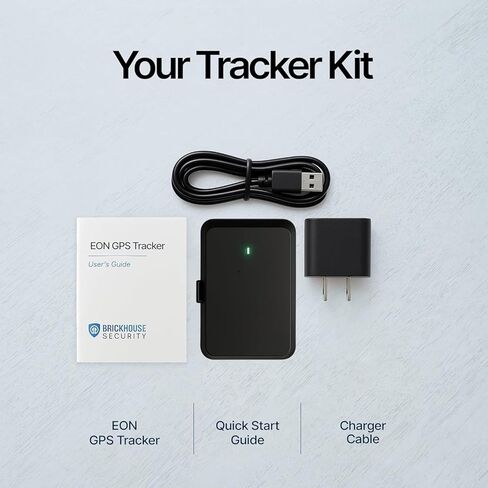 Brickhouse Security EON Odyssey GPS Tracker for Vehicles & Assets, Long Battery Life Tracker with Magnetic Mount, Tamper Alerts, Geofencing & Real-Time Tracking, Weatherproof, Subscription Required in Saudi Arabia