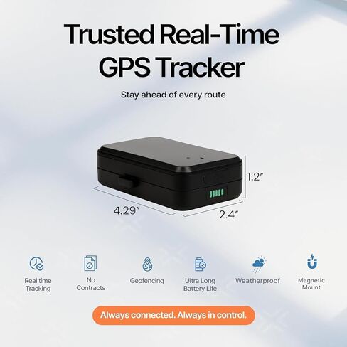 Brickhouse Security EON Odyssey GPS Tracker for Vehicles & Assets, Long Battery Life Tracker with Magnetic Mount, Tamper Alerts, Geofencing & Real-Time Tracking, Weatherproof, Subscription Required in Saudi Arabia