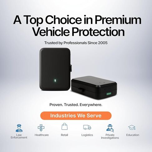 Brickhouse Security EON Odyssey GPS Tracker for Vehicles & Assets, Long Battery Life Tracker with Magnetic Mount, Tamper Alerts, Geofencing & Real-Time Tracking, Weatherproof, Subscription Required in Saudi Arabia