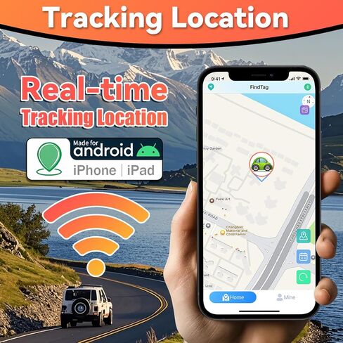 Real-Time Weatherproof Mini GPS Vehicle Tracker - Magnetic Design, No Monthly Fees - Ideal Hidden Car Tracker Compatible with Android & iOS for Global Coverag in Saudi Arabia
