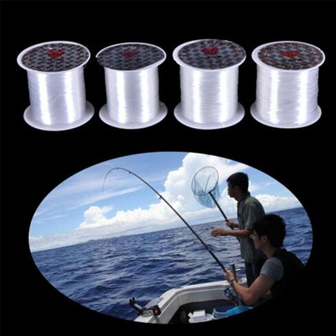 Fishing Line Nylon Monofilament - Strong Clear Wire for Fly Fishing and Casting, Leak-Proof Spool Design in Saudi Arabia