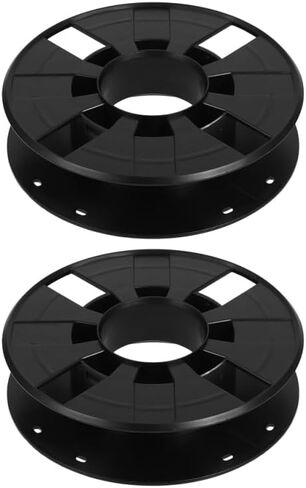 TEHAUX 2pcs Cord Storage Reel Lightweight Plastic Cable Extension Cord Reels for 3D Printer Filament Home School Studio Organization in Saudi Arabia