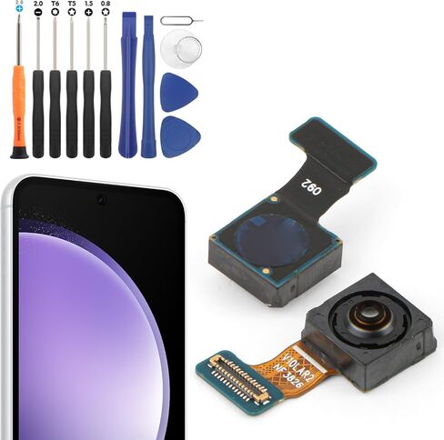 لاستبدال الكاميرا الأمامية الرئيسية لهاتف Samsung Galaxy S23 FE لهاتف Samsung S23 FE S711U الواجهة الأمامية الرئيسية مع إصلاح الكابلات المرنة مع الأدوات in Saudi Arabia