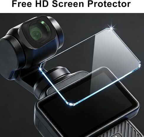عدسة ماكرو مغناطيسية عالية الدقة لـ DJI Osmo Pocket 3 Pocket 4، زجاج بصري مطلي متعدد الطبقات، مع صندوق محمول وواقي شاشة in Kuwait