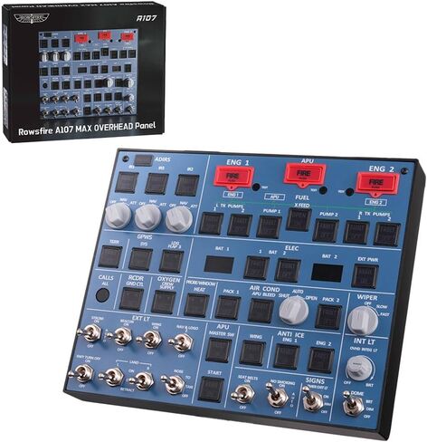 شاشة XeleMush Hoowalt D106 A32X/A35X/A38X PFD-ND-ECAM-E/WD 4 في 1 لـ MSFS 2020/2024 - متوافقة مع Fenix ​​وPMBG وFBW NEOV2 - لوحة قمرة القيادة المنزلية لنظام التشغيل Windows in Kuwait