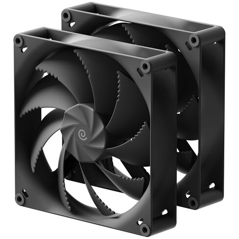 HAVN H18 180mm Performance PC Fan Black – 2-Pack | Fluid Dynamic Bearing, PWM Speed Control, High Airflow, Quiet Operation, High-Pressure Cooling, Reinforced PBT Frame in Kuwait