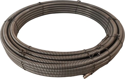 كابل تنظيف الصرف DCD 61100R C-24، 5/8 بوصة × 100 بوصة مع وصلات كابل داخلية وقفل للأزرار. متوافق مع ماكينات K-750 وK-7500 in Kuwait