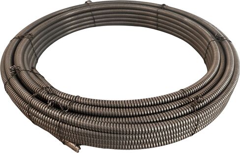 كابل تنظيف الصرف DCD 61100R C-24، 5/8 بوصة × 100 بوصة مع وصلات كابل داخلية وقفل للأزرار. متوافق مع ماكينات K-750 وK-7500 in Kuwait