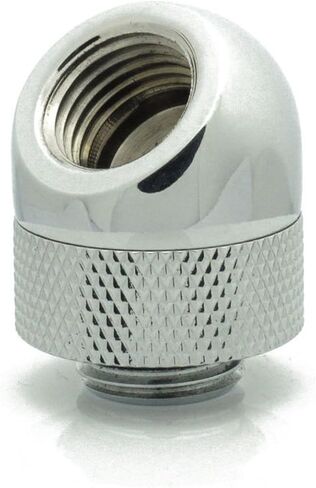 XSPC 45 Degree Rotary Adapter Fitting, G1/4" Threads (Chrome Finish) in Saudi Arabia