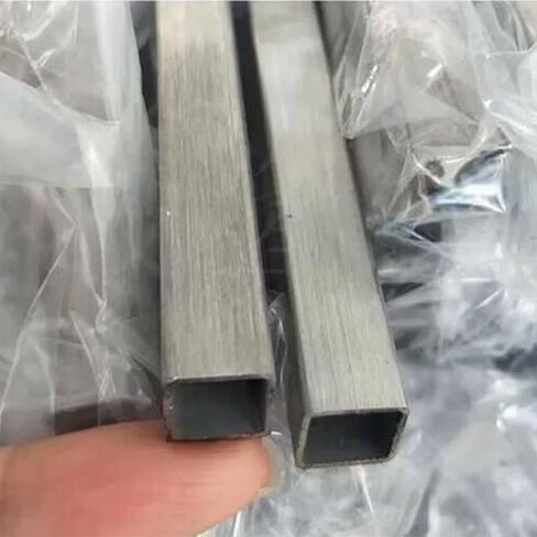 304 الفولاذ المقاوم للصدأ أنبوب مربع صغير أنبوب مجوف مربع فولاذي قضيب صغير قطر مستطيل أنبوب 3 × 3 مم 4 × 4 5 × 5 6 × 6 7 × 7 8 × 8 مم، قطعة واحدة (اللون: 980 مم، الحجم: 6 × 6 × 1 مم) in Kuwait
