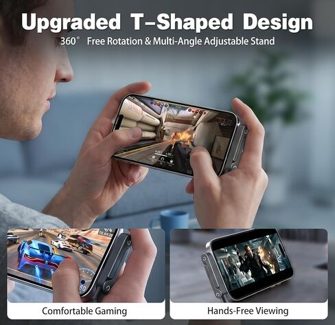 USB C to Lightning 2 in 1 Invisible Holder Charger Cable, MFi Certified 30W PD Fast Charging Cord with Built-in Stand, 90 Degree T-Shaped Flat Braided Sideways Cable for iPhone 14 13 12 11 Pro, iPad in Saudi Arabia