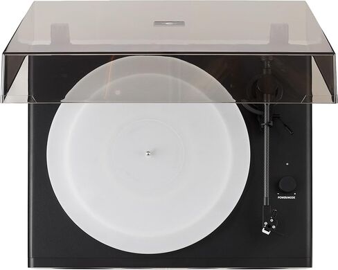 مشغل تسجيل لومينيت CR6050A-BK من كروسلي، 3 سرعات مع طبق قرص دوار من الأكريليك LED ومكبرات صوت مدمجة بقدرة 60 وات، أسود in Kuwait