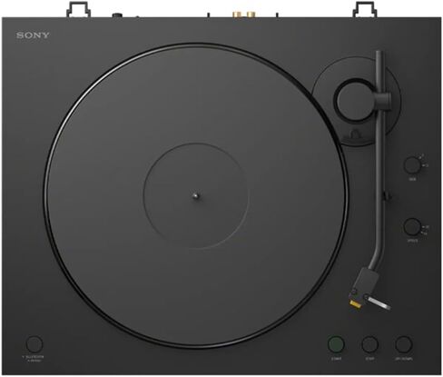 Sony PS-LX5BT Full Auto Playback Premium Turntable with Bluetooth Connectivity Bundle with Audio-Technica AT-SP3X Bookshelf Speakers and Deco Essentials CPS Exclusive 2 YR Protection Pack in Saudi Arabia