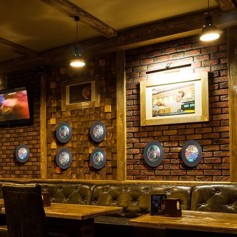 Epakh 20 Pieces 12 Inch Blank Vinyl Records Vintage Fake Records Decorations for Wall Aesthetic Home Studio Room, Discs Hip Hop Rock 70s 80s 90s Retro Decor in Saudi Arabia