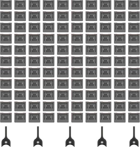 100 حزمة من أقفال منفذ USB-A مع 5 مفاتيح، وأقفال أمان للكمبيوتر المحمول للأمان المادي والحماية من البرامج الضارة، وأقفال منفذ USB-A قابلة للإزالة لأجهزة الكمبيوتر المحمولة، وحماية البيانات وأمن المعلومات (أحمر) in Kuwait