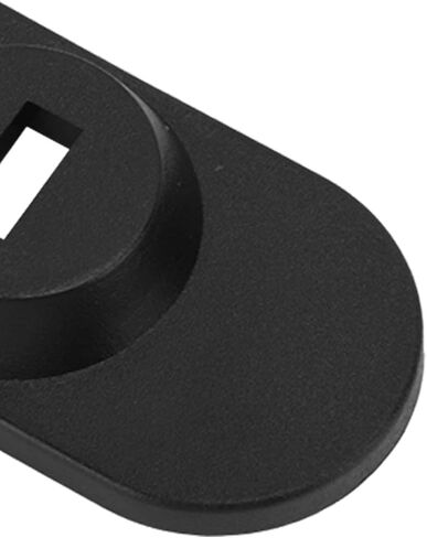 Black Laptop Anchor Plate Anti Theft POM Security for Notebook Tablet Monitor Phone, 1.65x1.18in, Ideal for Strengthening Security with Computer Lock in Saudi Arabia