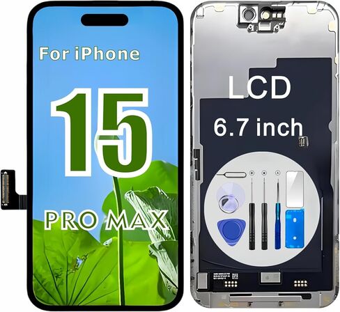 for iPhone 14 Pro Screen Replacement, 6.1" LCD Incell Screen with 3D Touch FHD Assembly & Digitizer Includes Repair Tool Kit，6.1“ Compatible with Models A2890/A2650/A2889/A2892 in Saudi Arabia