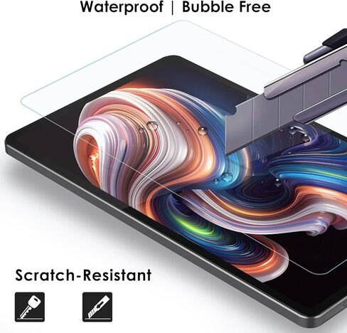 Simpeak 2-Pack Screen Protector Compatible with Evermyth Tablet 10 Inch Android 15 Tablets, Full Coverage, Anti-Scratch & Anti-Fingerprint, 9H Hardness, Precise Cutouts, HD Clear Tempered Glass in Saudi Arabia