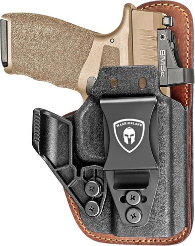 WARRIORLAND IWB Hybrid Holster, Fits for Springfield Hellcat Pro & Pro Comp/Hellcat/Hellcat RDP & OSP - Optic Cut, Concealed Carry Holster, Adj. Height & Cant & Retention | Ultimate Comfort in Saudi Arabia