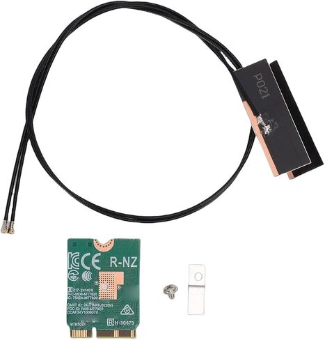 WiFi 6E Adapter, 1800Mbps Dual Band 2.4GHz 5GHz Wireless Card with BT 5.2 and MU MIMO, Laptop 10 11 M. 2230 A E Interface in Saudi Arabia