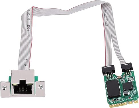 بطاقة إيثرنت Vikye M.2 A E Key 2.5G، محول شبكة جيجابت 2500 ميجابت في الثانية مع شريحة I226 ومنفذ RJ45، لأجهزة الكمبيوتر المحمول ذات التحكم الصناعي في سطح المكتب in Saudi Arabia