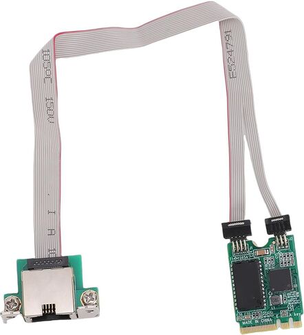 بطاقة إيثرنت Vikye M.2 A E Key 2.5G، محول شبكة جيجابت 2500 ميجابت في الثانية مع شريحة I226 ومنفذ RJ45، لأجهزة الكمبيوتر المحمول ذات التحكم الصناعي في سطح المكتب in Saudi Arabia