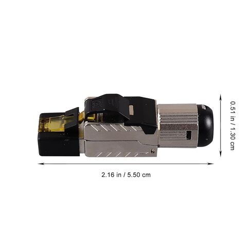 كابل شبكة إيثرنت محمي من Cabilock Cat8 Rj45، كابل شبكة إيثرنت خالي من الأدوات، مقاوم للغبار لنقل البيانات عالي السرعة وتوافق جهاز توجيه الألعاب in Saudi Arabia