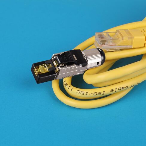 كابل شبكة إيثرنت محمي من Cabilock Cat8 Rj45، كابل شبكة إيثرنت خالي من الأدوات، مقاوم للغبار لنقل البيانات عالي السرعة وتوافق جهاز توجيه الألعاب in Saudi Arabia