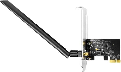 Cudy AC650 Wireless Dual-Band PCIe WiFi Adapter for PC, 650Mbps WiFi 5 Speed, 5GHz/2.4GHz, 802.11ac/n, Windows 11/10 Compatible, Includes Standard & Low-Profile Brackets, WE650 in Saudi Arabia