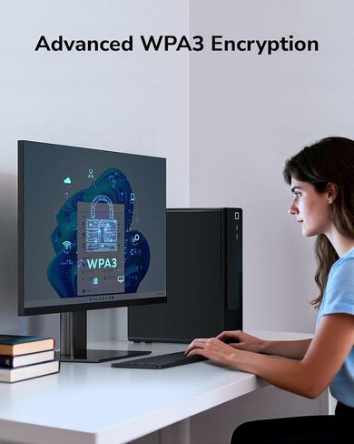 Cudy AC650 Wireless Dual-Band PCIe WiFi Adapter for PC, 650Mbps WiFi 5 Speed, 5GHz/2.4GHz, 802.11ac/n, Windows 11/10 Compatible, Includes Standard & Low-Profile Brackets, WE650 in Saudi Arabia