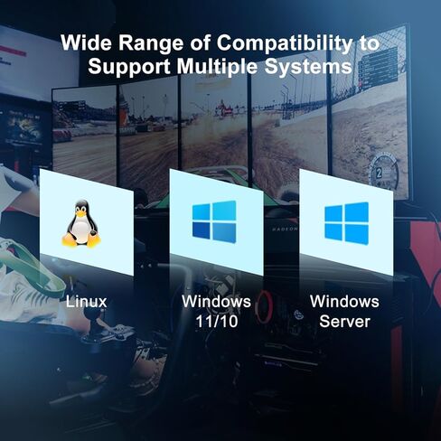 بطاقة شبكة 10G PCIe AQC113 10GBASE-T RJ45 PCIe 3.0 x4/x8/x16 محول إيثرنت بمنفذ واحد NIC مع مبدد حرارة لنظام التشغيل Windows 10/11 Linux، ودعم سطح المكتب والخادم ومحطة العمل وNAS in Kuwait