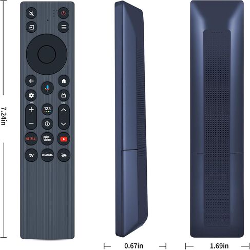 RC923A FMB1 IR بديل عن بعد لتلفزيون TCL QD-Mini LED 4K UHD الذكي 50/55/65/75/85 QM5K، QM6K، QM7K، Q77K Series (بدون وظيفة صوت) in Kuwait