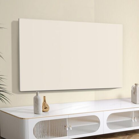 TV Cover Anti-Static Stretch Fabrics, Indoor TV Screen Protectors TV Dust Cover TV Display Protective Case Waterproof PC Monitor for Moving LED LCD Flatscreen-White||55-60 inch in Saudi Arabia