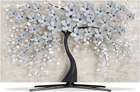 Universal Dust Proof Protect TV Cover TV Dust Cover Cloth TV Display Dust Cover Decorative Flower Paintings TV Display Protectors Art TV Screen(Size:27-28IN,Color:C) in Saudi Arabia