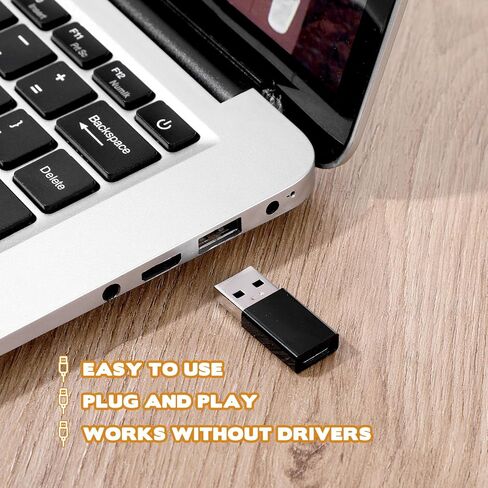 Xthrotsenk 4 قطع USB B إلى USB C محول أنثى USB-C محول إلى USB-B ذكر لوصلات الشاحن ومقابس الحائط معظم أنواع الهواتف (أسود) in Kuwait
