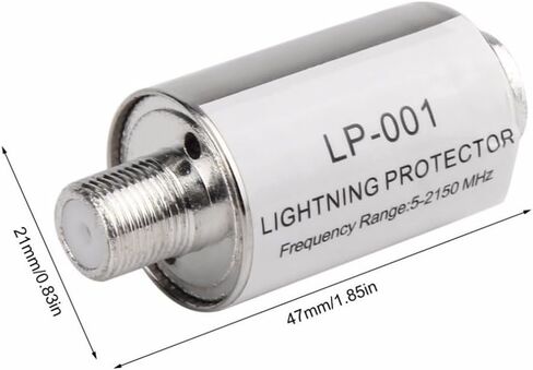 Satellite Antenna Arrester 5-2150MHz Coaxial TV Lighting Protection Device Protector in Saudi Arabia