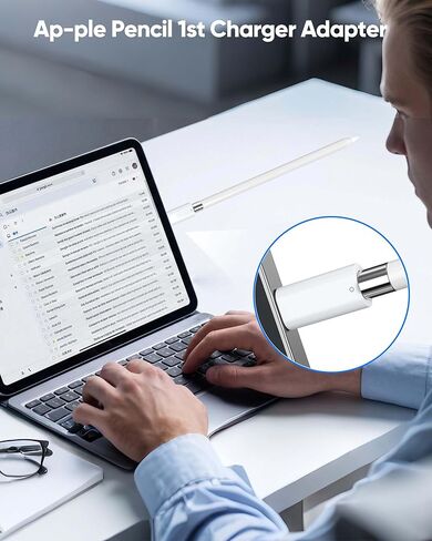 USB C Pencil Adapter for Pencil 1st Generation, Pencil Adapter USB C Compatible with iPad 10th/11th Generation, iPad A16 – Direct Bluetooth Pairing & Charging, No Extra Cable Needed in Saudi Arabia