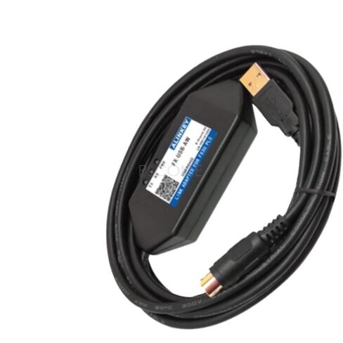 كابل برمجة FX-USB-AW لـ FX3U USB/RS422 FXUSBAW Win7 Win10 (معزول بصريًا) in Kuwait