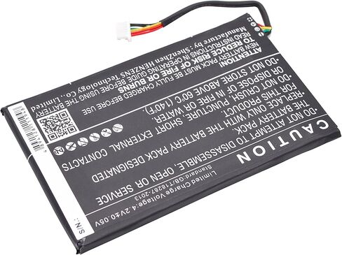 Extra Longer Capacity Replacement Battery for Barnes & Noble BNRV500, Glowlight WiFi, Nook Glowlight in Saudi Arabia