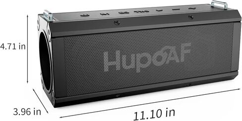 مكبر صوت Hupoaf بلوتوث لاسلكي، 120 وات (ذروة) مكبر صوت خارجي عالي الصوت مع صوت جهير عميق، IPX7 مقاوم للماء، بنك طاقة 20000 مللي أمبير في الساعة/TWS/حزام محمول/EQ/Lightshow، مكبر صوت محمول للحفلات/التخييم/الشاطئ/المرآب in Saudi Arabia