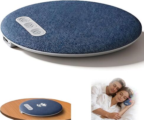 Pillow Speaker for Sleeping, 2026 Mini Bluetooth Pillow Speakers, Ultra-Thin Under Pillow Speaker with White Noise Machine Timer, Wireless Sleep Aid for Stereo Bass, Sleep Music, Mini Portable in Kuwait