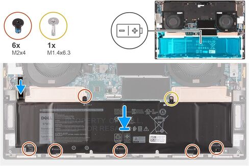 بطارية DELL XG4K6 11.4V 8071mAh 97Wh Li-ion 6-Cell لأجهزة DELL XPS 17 9700 9710 9720 9730، الدقة 5750 5760 5770 سلسلة أجهزة الكمبيوتر المحمولة P92F P92F001 P92F002 P92F003،5XJ6R 01RR3 F8CPG 0F8CPG كفبي 0YY3V KRDHV in Saudi Arabia