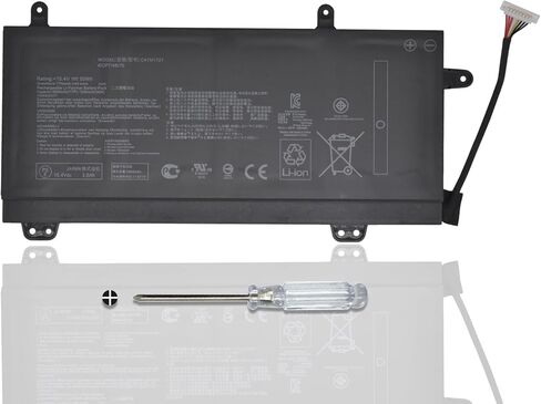 C41N1727 Laptop Battery for Asus Zephyrus GM501 GM501G GM501GM GM501GS ROG GU501 GU501GM GU501GM-BI7N8 Series 0B200-02900000 4ICP7/48/70 15.4V/55Wh/3605mAh/4-cell in Saudi Arabia
