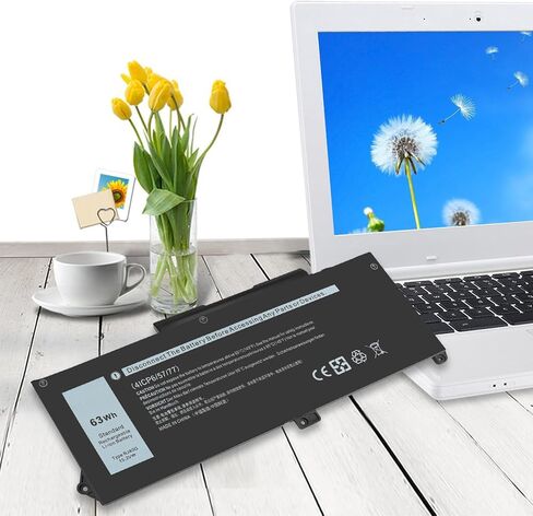 63WH RJ40G Laptop Battery Compatible with Dell Latitude 14 5420 Latitude 15 5520 Precision 15 3560 Series 075X16 0WK3F1 01K2CF WY9DX 0M3KCN P137G P137G001 P104F P104F001 RJ4OG 15.2V Notebook. in Saudi Arabia