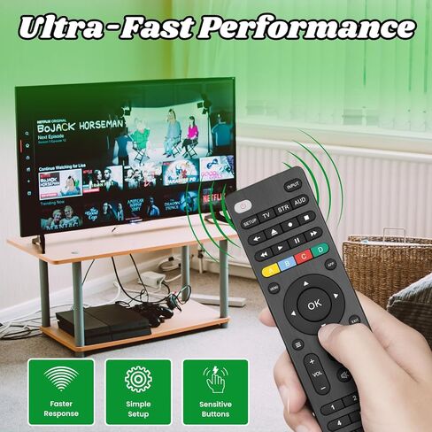 Universal Remote Control for Samsung, LG, Vizio, Sony, TCL, Hisense, Insignia Smart TV - Replacement Remote for Sharp, Philips, Panasonic, Toshiba, JVC, Sanyo, Haier, Seiki LCD LED HDTV Models in Saudi Arabia
