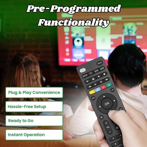 Universal Remote Control for Samsung, LG, Vizio, Sony, TCL, Hisense, Insignia Smart TV - Replacement Remote for Sharp, Philips, Panasonic, Toshiba, JVC, Sanyo, Haier, Seiki LCD LED HDTV Models in Saudi Arabia