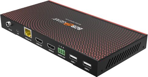 مجموعة جهاز إرسال واستقبال لوحة الحائط BZBGEAR 4K UHD 18 جيجابت في الثانية HDMI/USB-C/KVM حتى 230 قدمًا - BG-EXH-70UWP-W in Kuwait